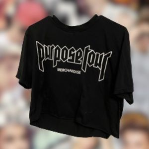 Justin Bieber "Purpose Tour" Crop Top
